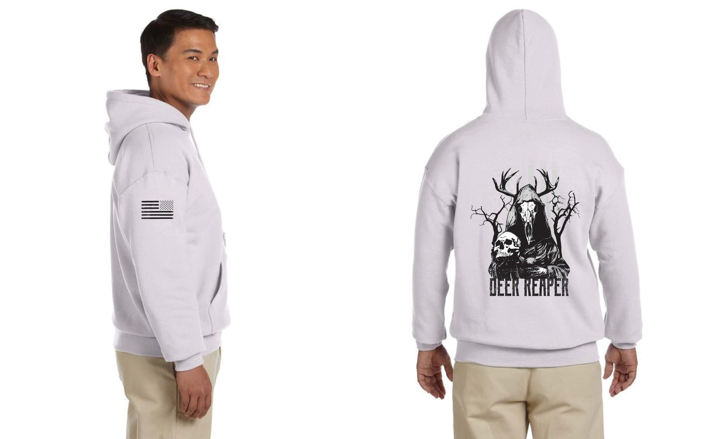 Deer Reaper Bottom Rocker Hoodie