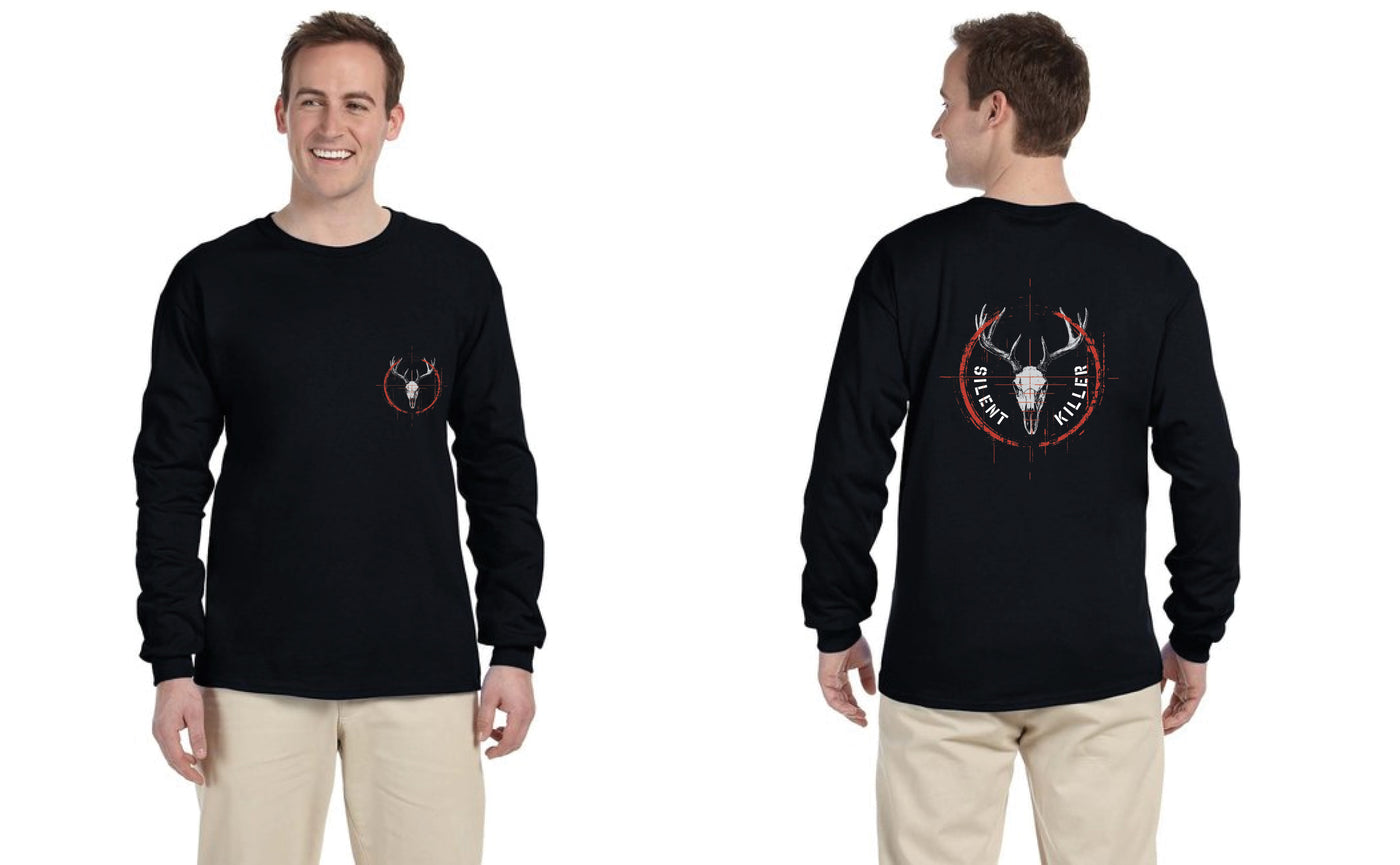 Silent Killer Red Long Sleeve Shirt