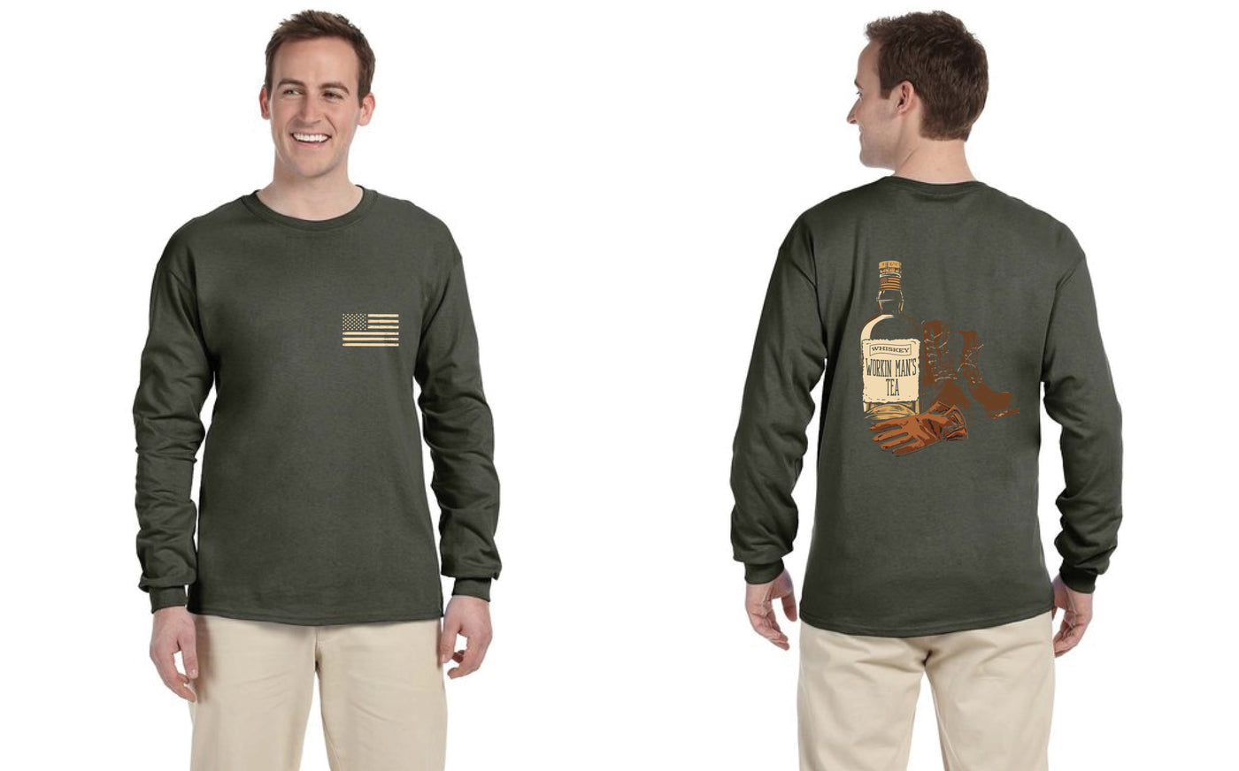 Working Man's Tea Long Sleeve T-Shirt