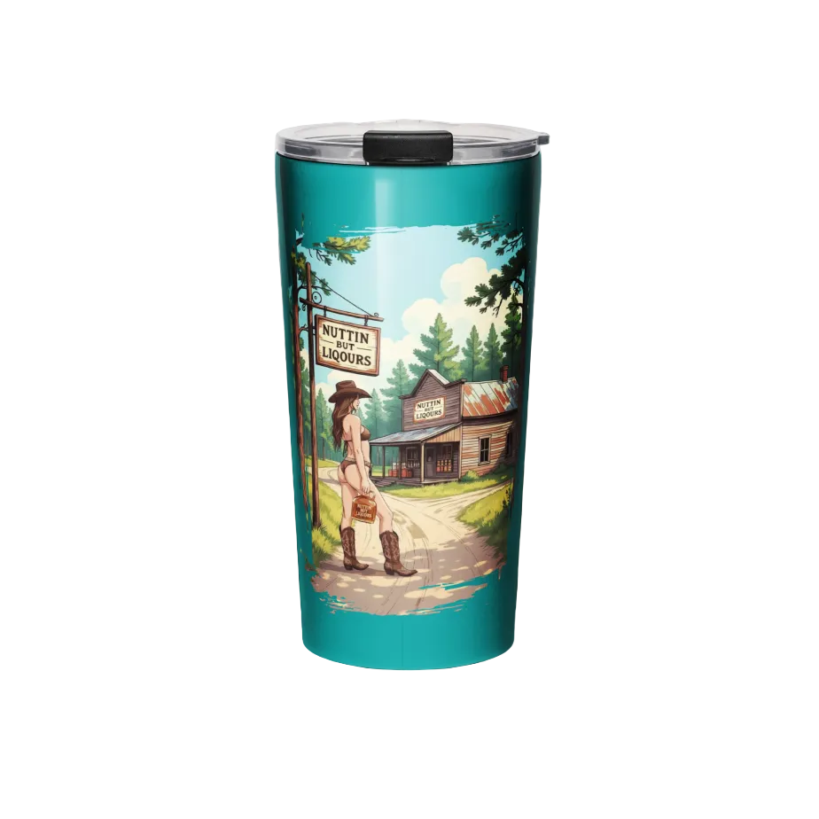 Nuttin But Liqour - Teal Tumbler