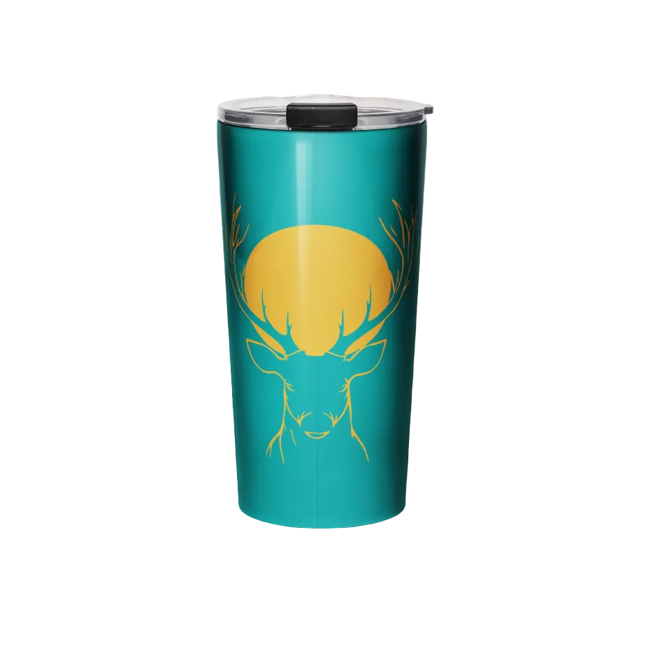 Sunset Buck - Teal Tumbler
