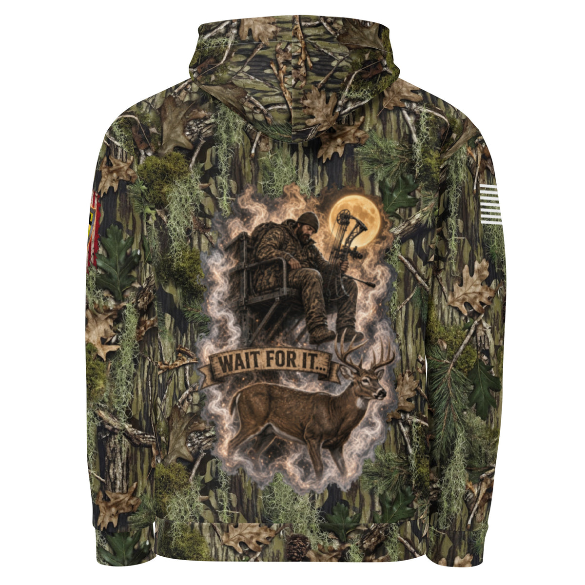 Tree Sleeper Kammo cotton hoodie