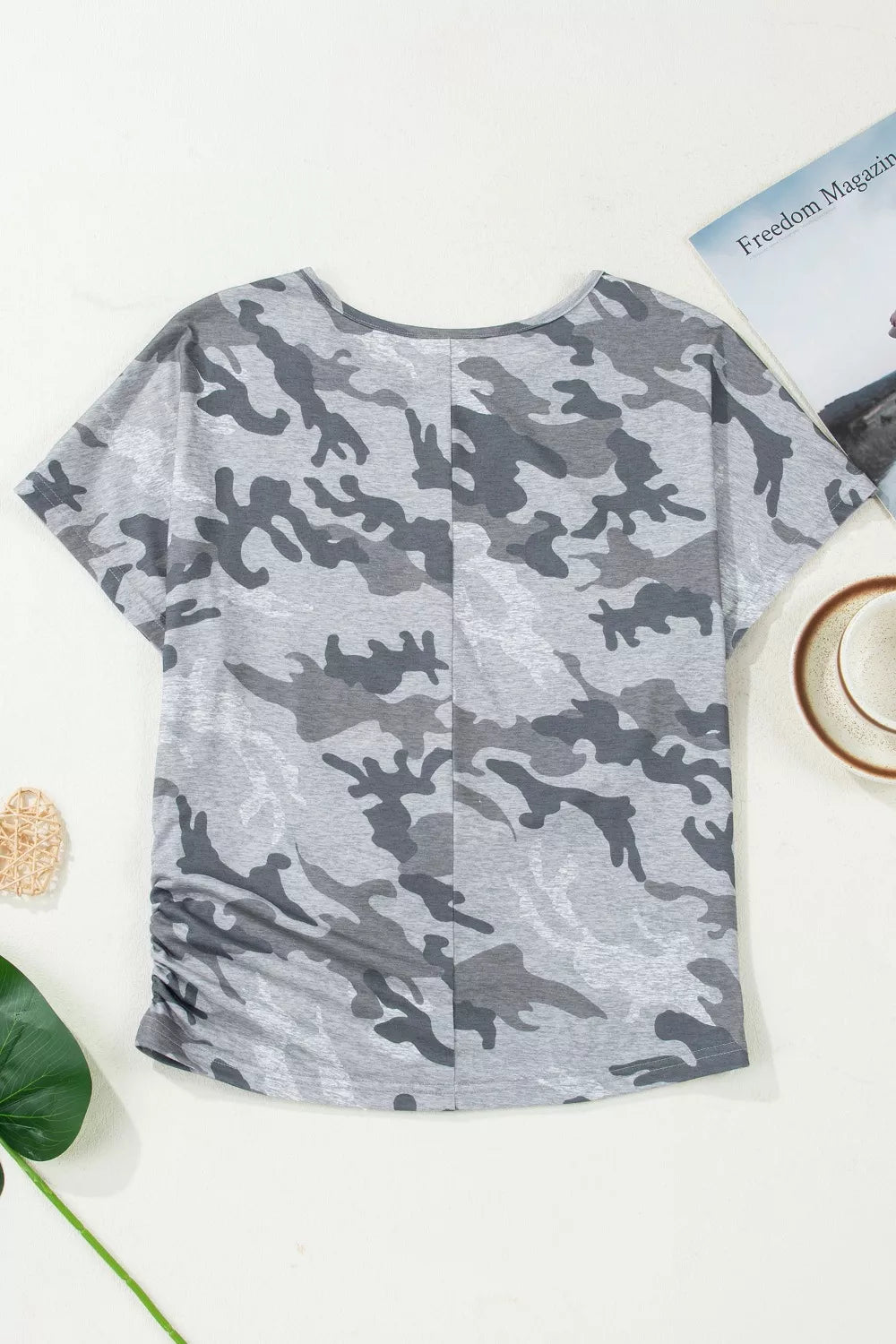 Camo Print Casual T Shirt