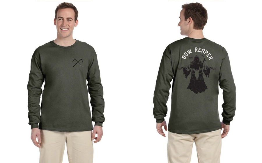 Bow Reaper Top Rocker Long Sleeve T-Shirt