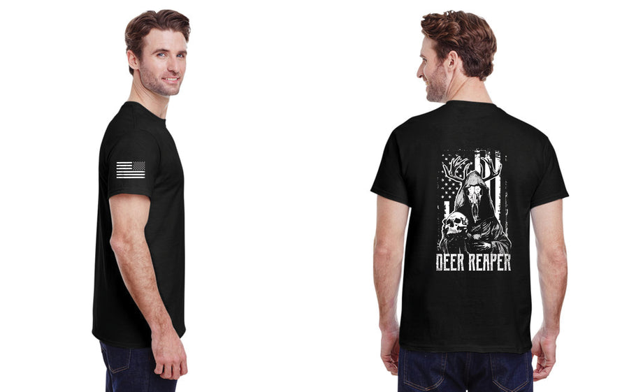 Deer Reaper Bottom Rocker Short Sleeve T-Shirt