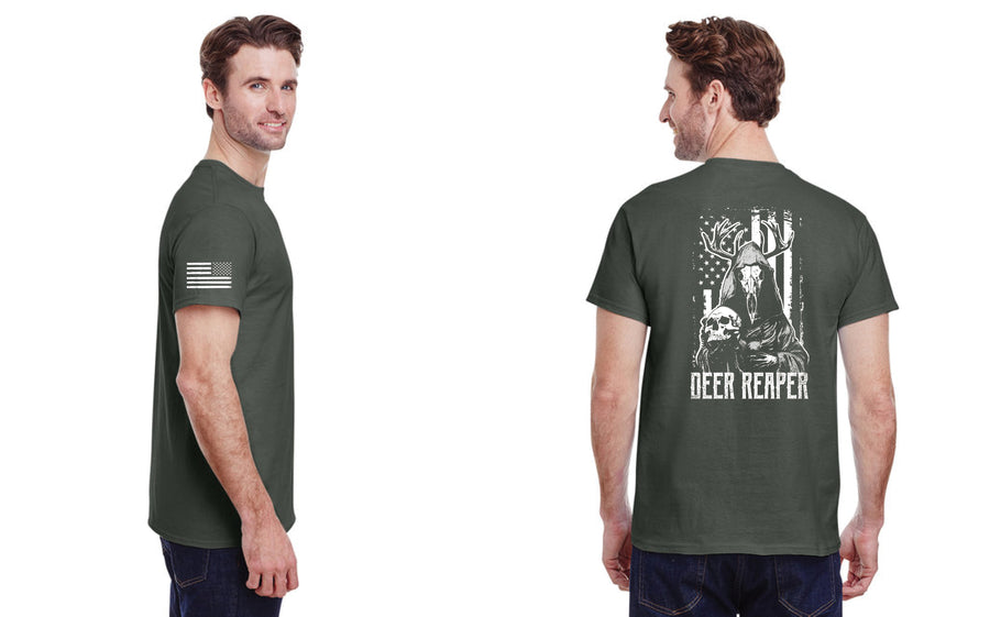 Deer Reaper Bottom Rocker Short Sleeve T-Shirt