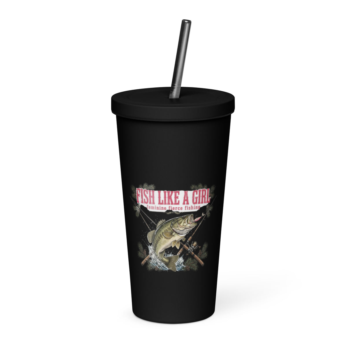 Fish Like a Girl Tumbler