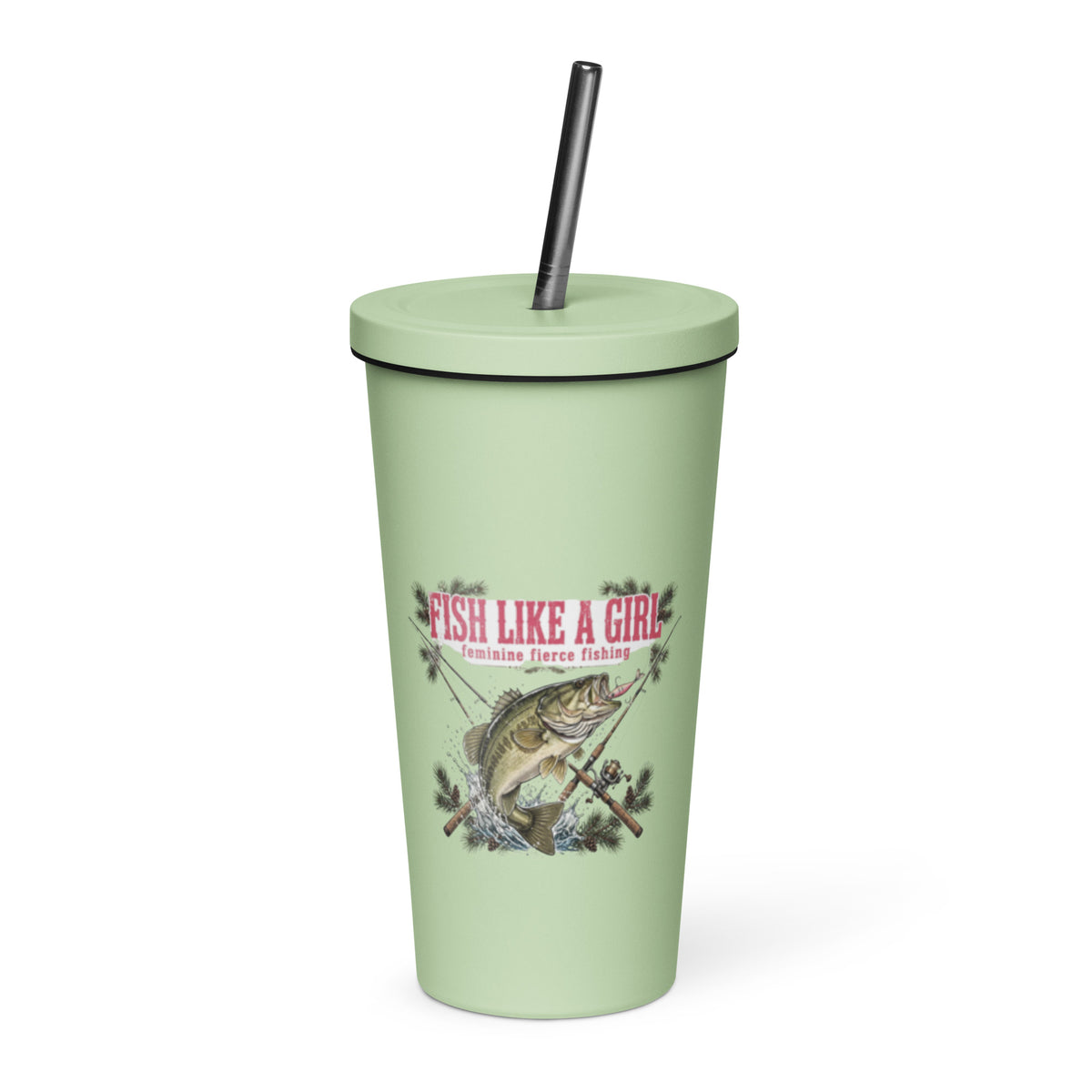 Fish Like a Girl Tumbler