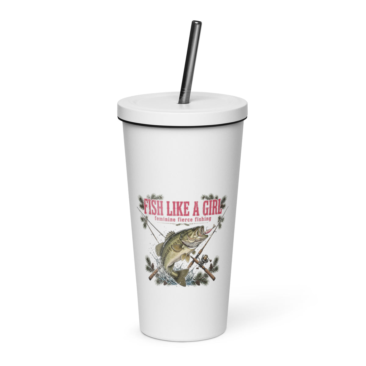 Fish Like a Girl Tumbler