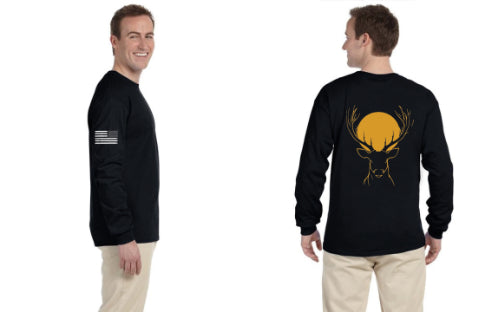 Deer Moon Long Sleeve Shirt