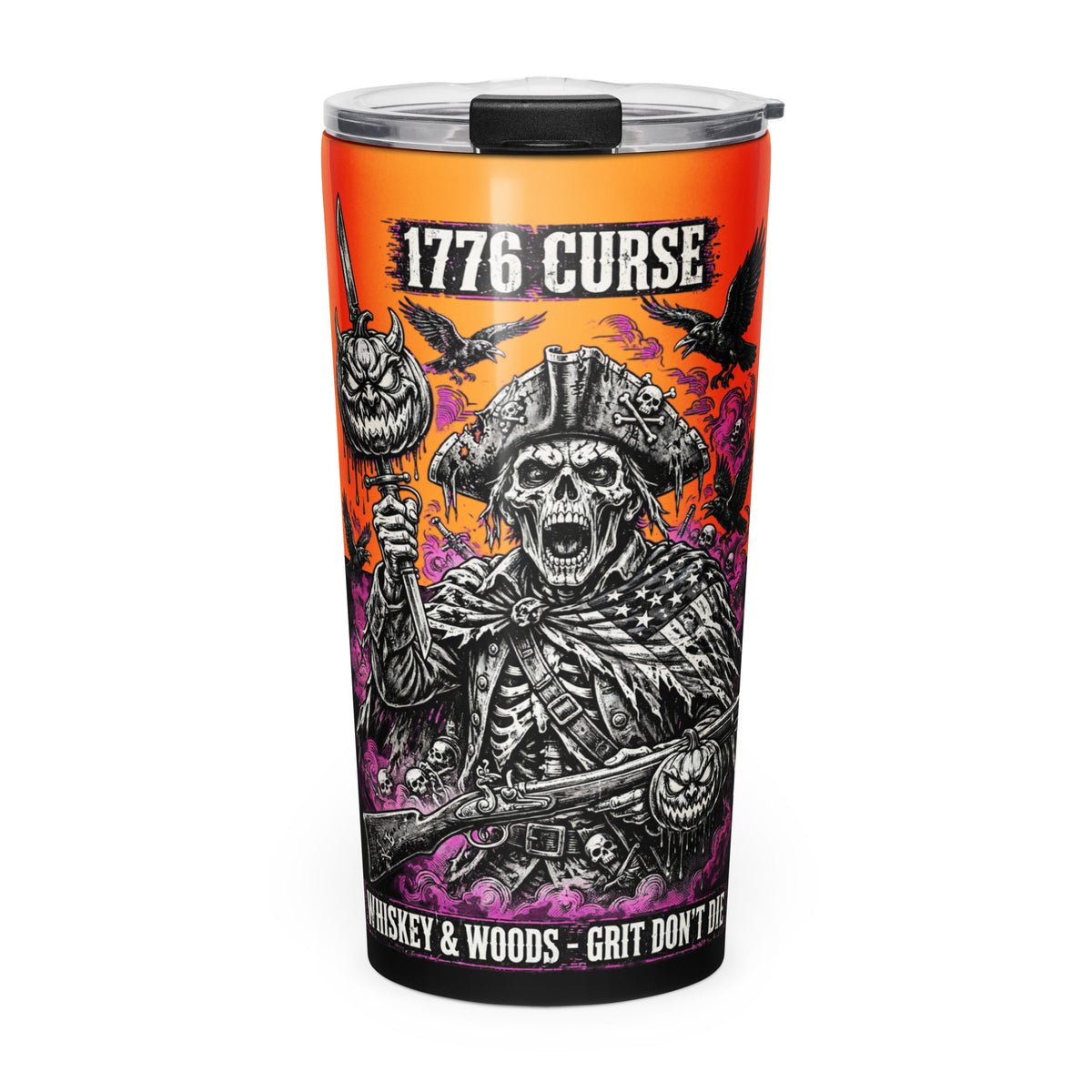 Minute Demon stainless steel tumbler