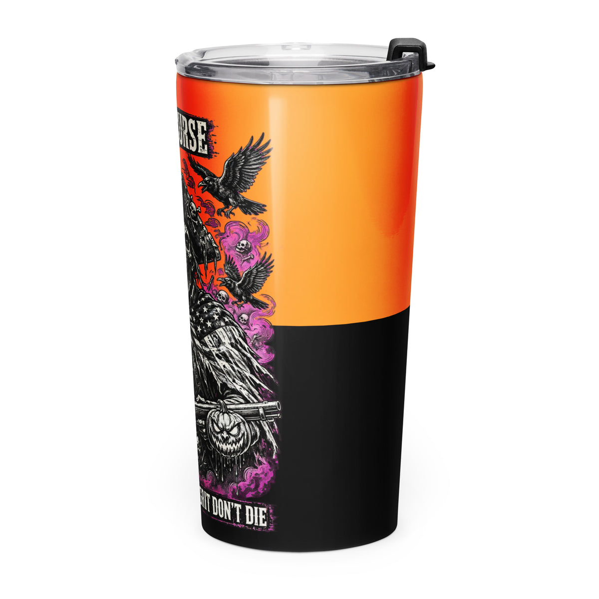 Minute Demon stainless steel tumbler