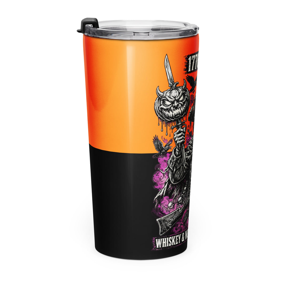 Minute Demon stainless steel tumbler