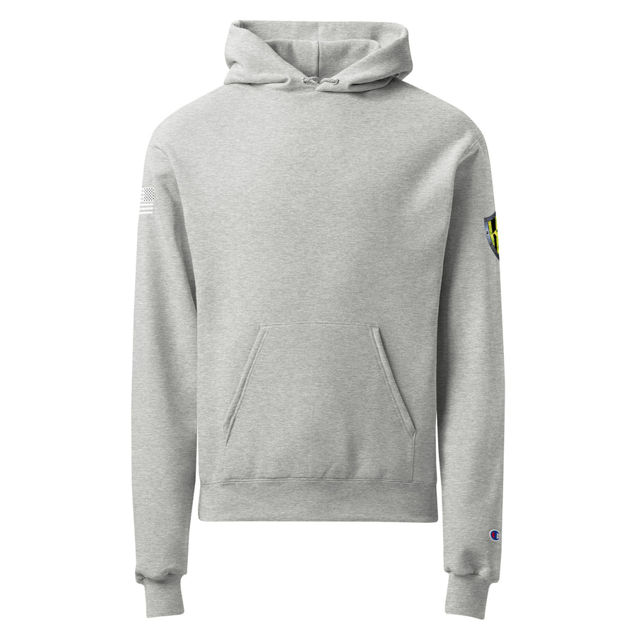 Unisex Champion hoodie-Hunt like a girl