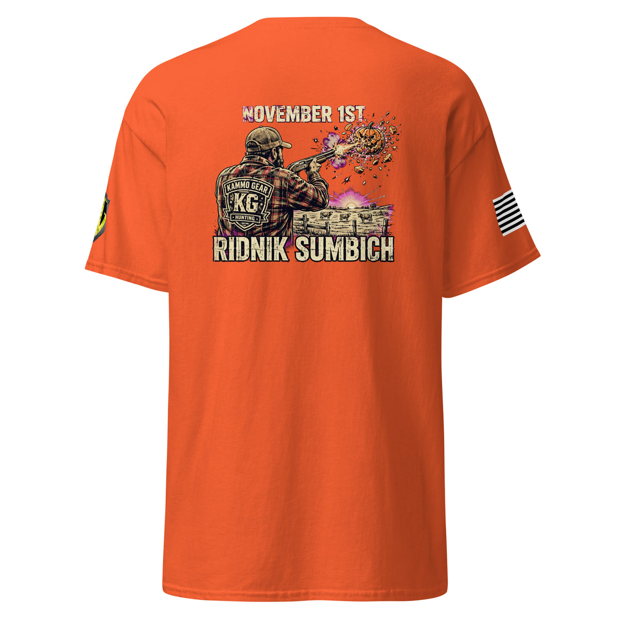 Men's Pumpkin Skeet classic tee