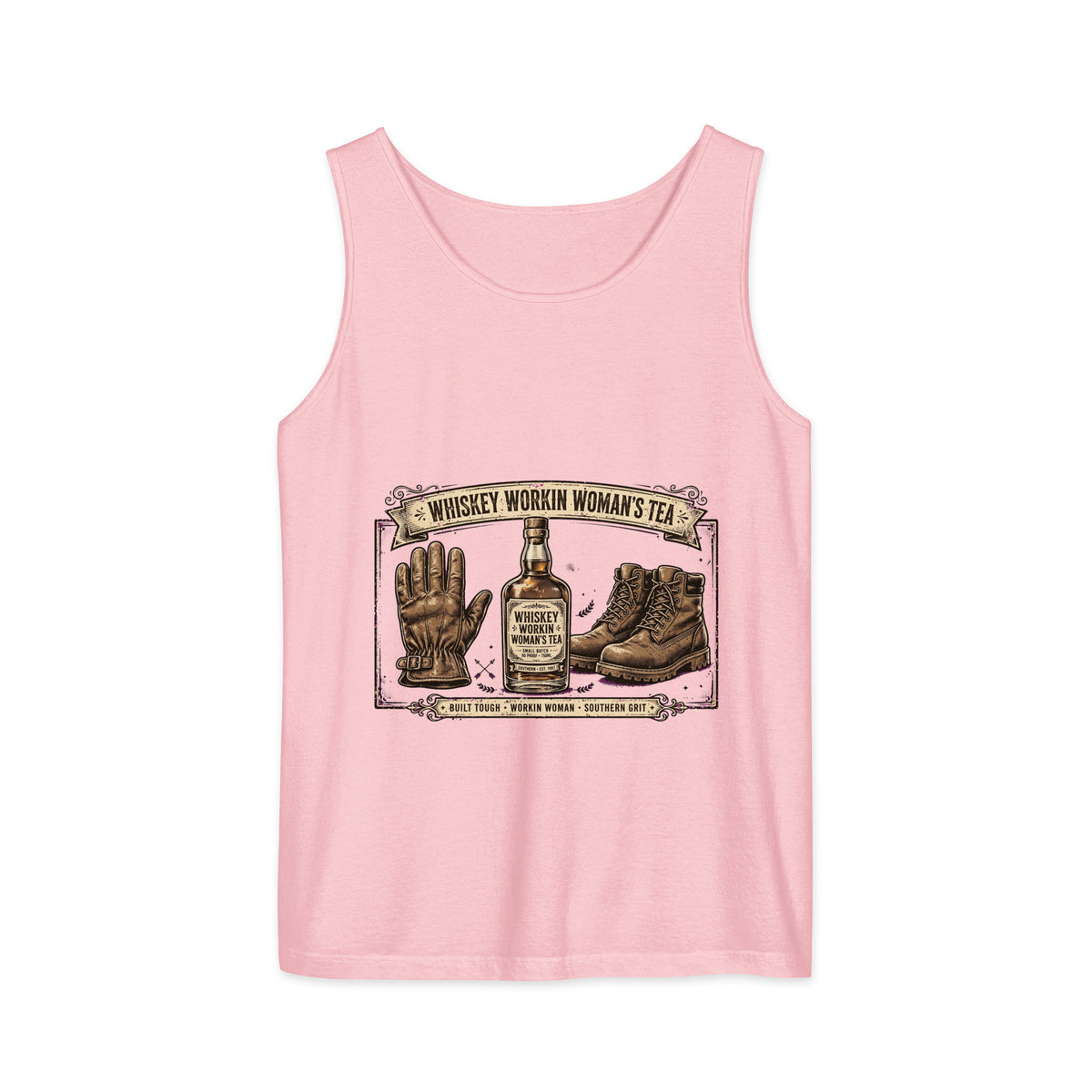 Unisex garment-dyed tank top