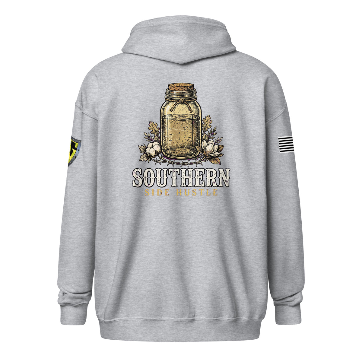 Women's Southern Side Hustle Zip Hoodie