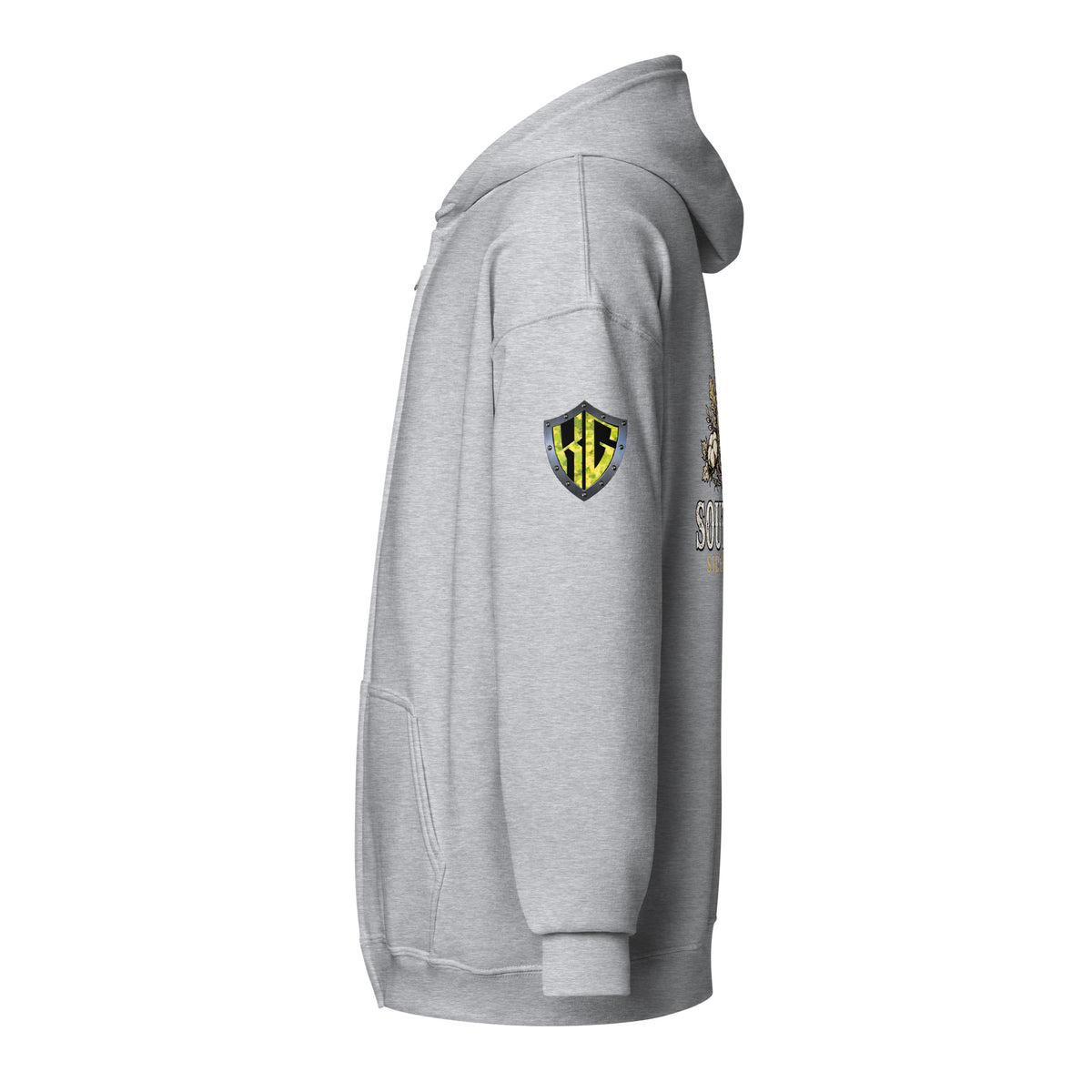 Women's Southern Side Hustle Zip Hoodie