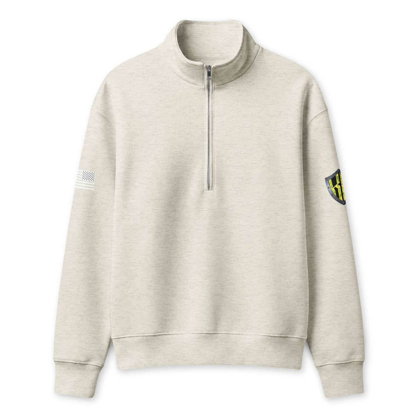 Unisex half-zip pullover