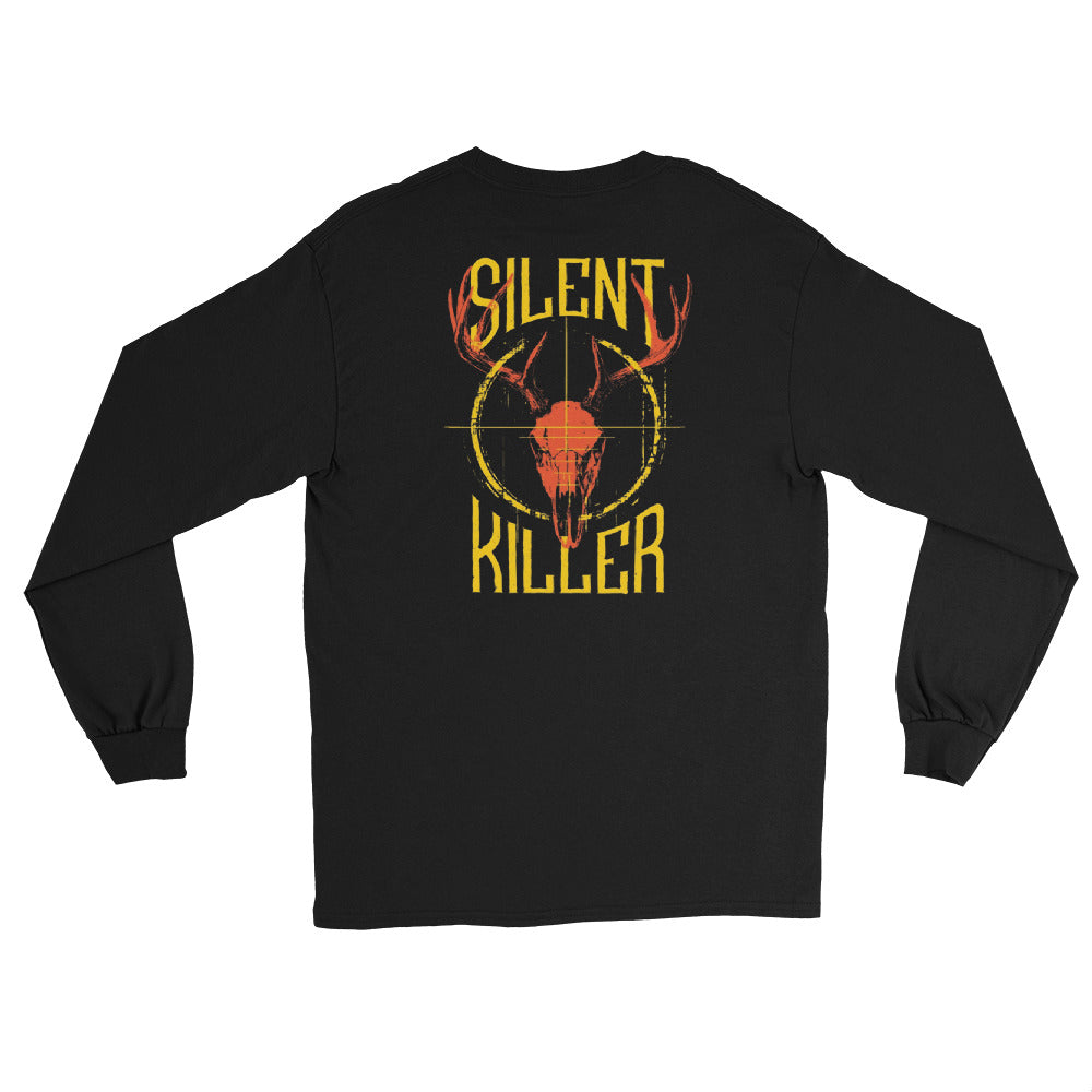 Men’s Silent Killer Orange Long Sleeve Shirt