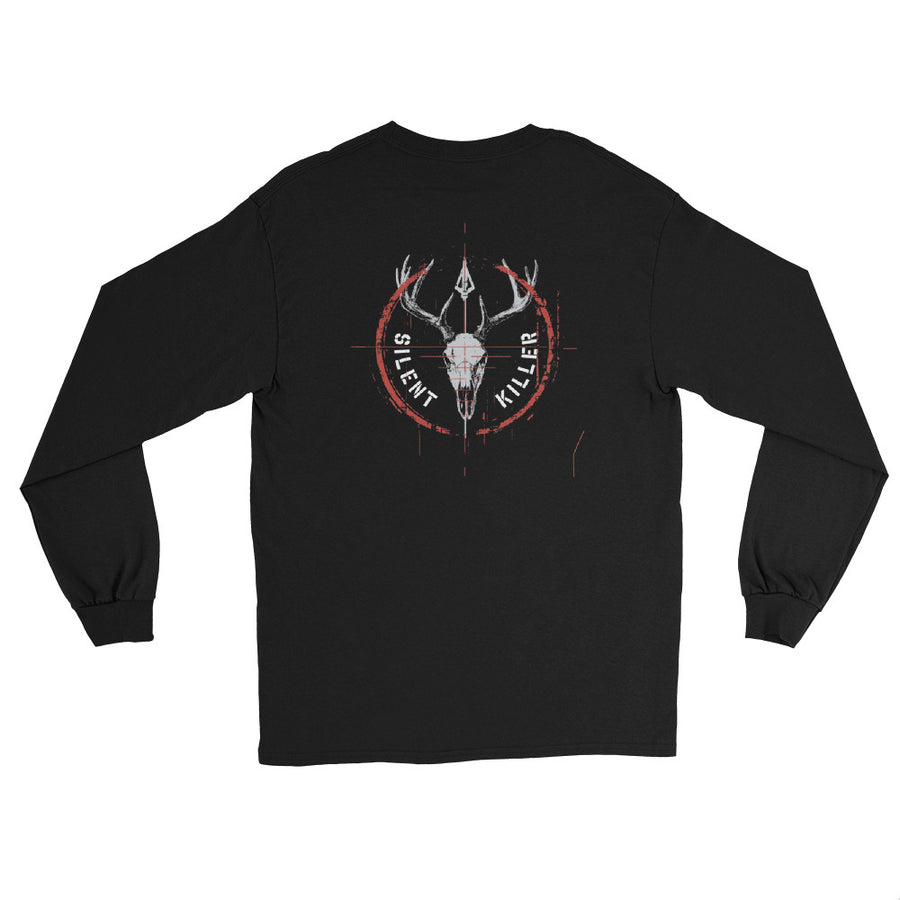 Men’s Silent Killer Red Long Sleeve Shirt