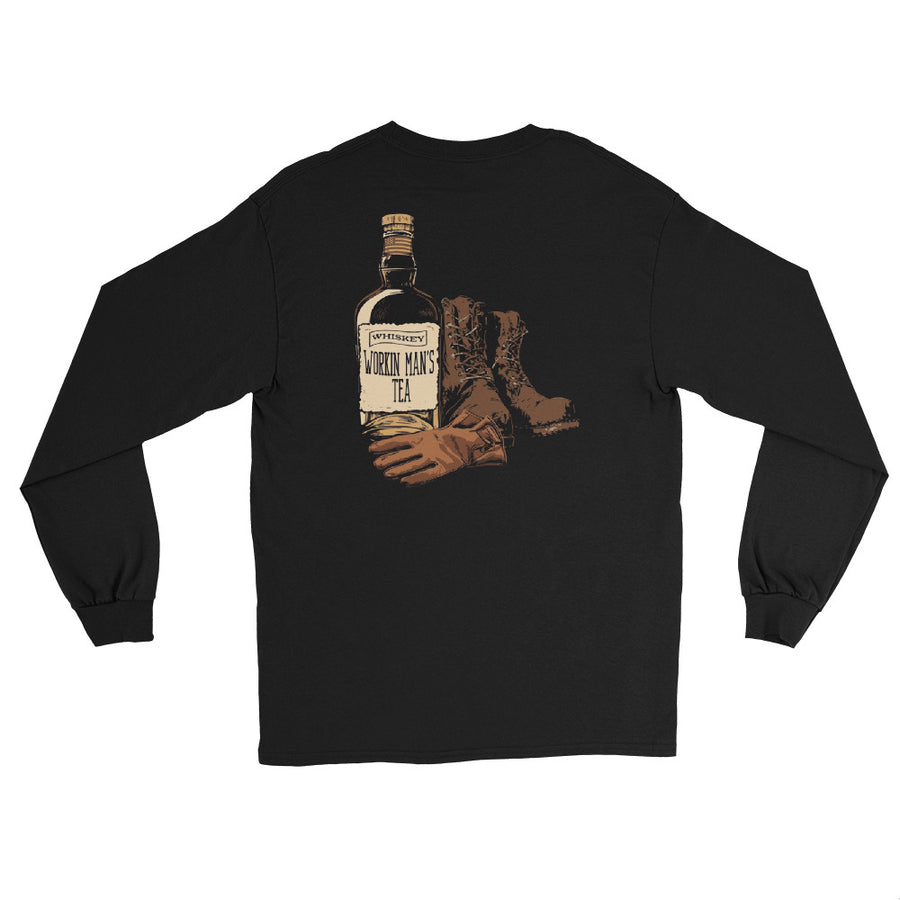 Men’s Workin Whiskey Long Sleeve Shirt