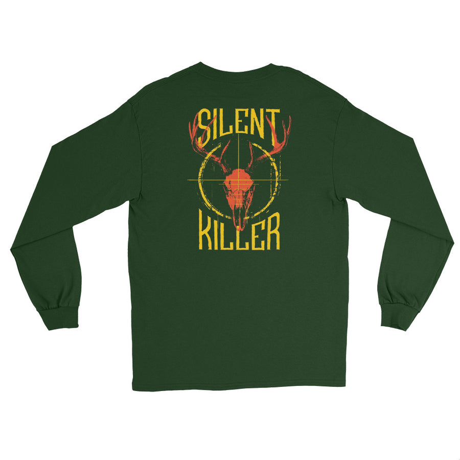 Men’s Silent Killer Orange Long Sleeve Shirt