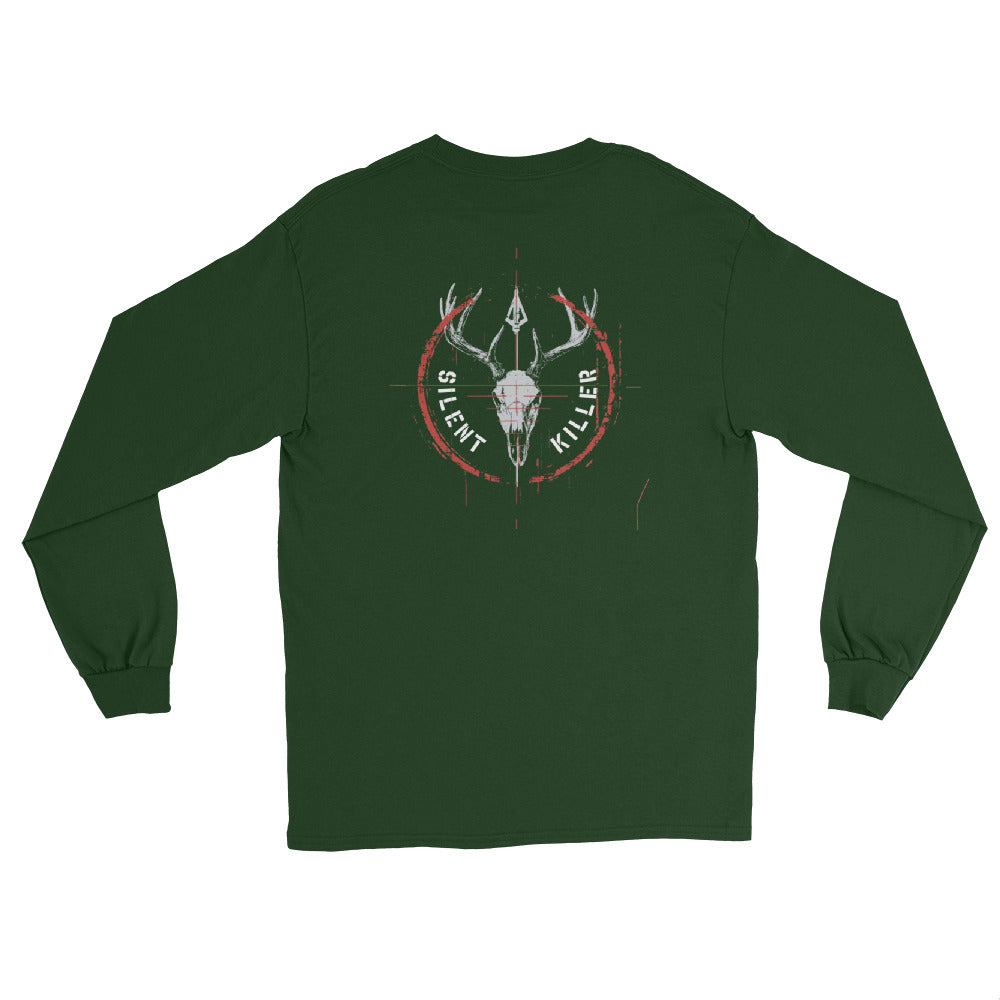 Men’s Silent Killer Red Long Sleeve Shirt