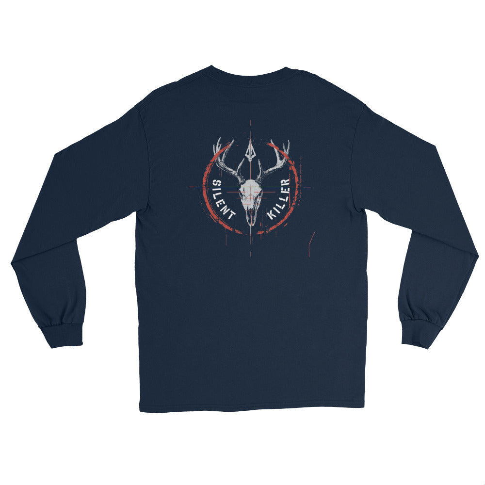 Men’s Silent Killer Red Long Sleeve Shirt
