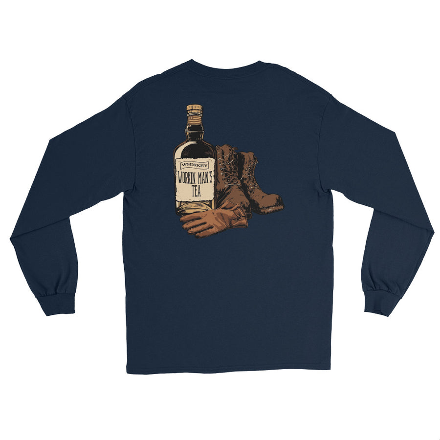 Men’s Workin Whiskey Long Sleeve Shirt
