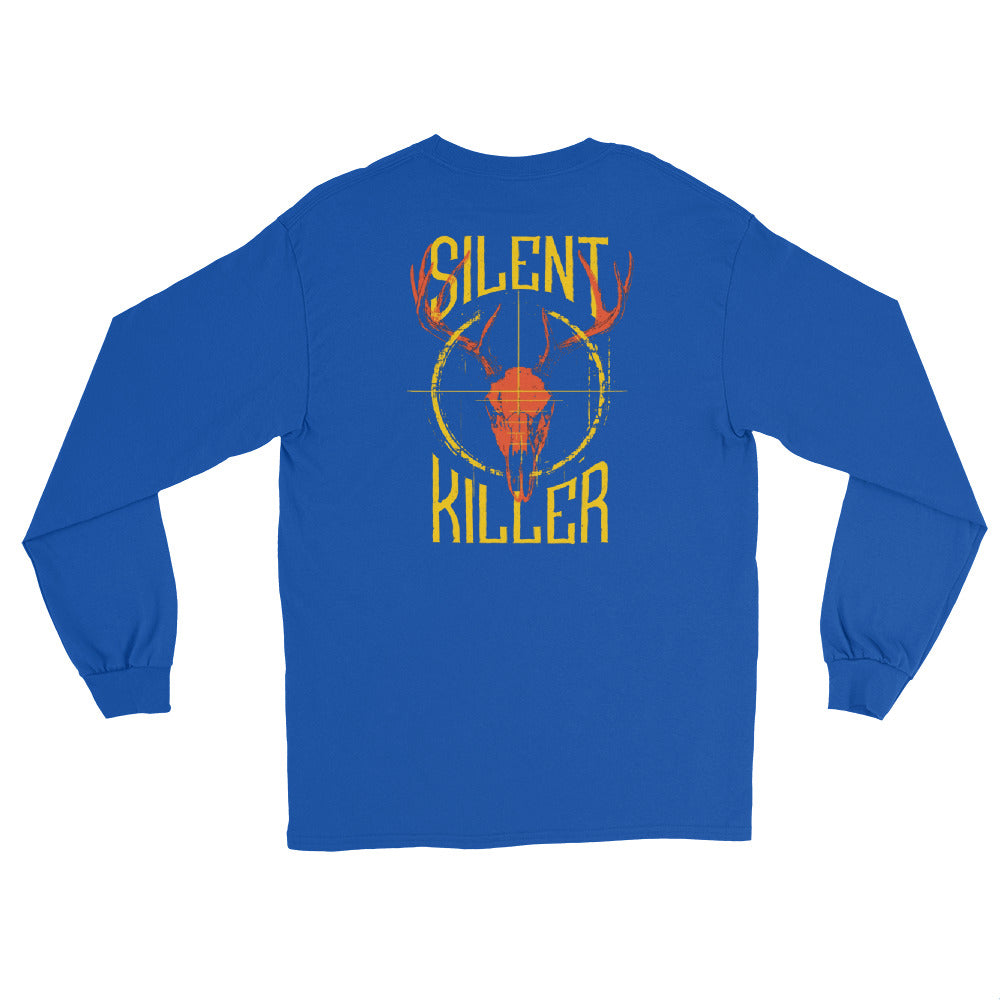 Men’s Silent Killer Orange Long Sleeve Shirt
