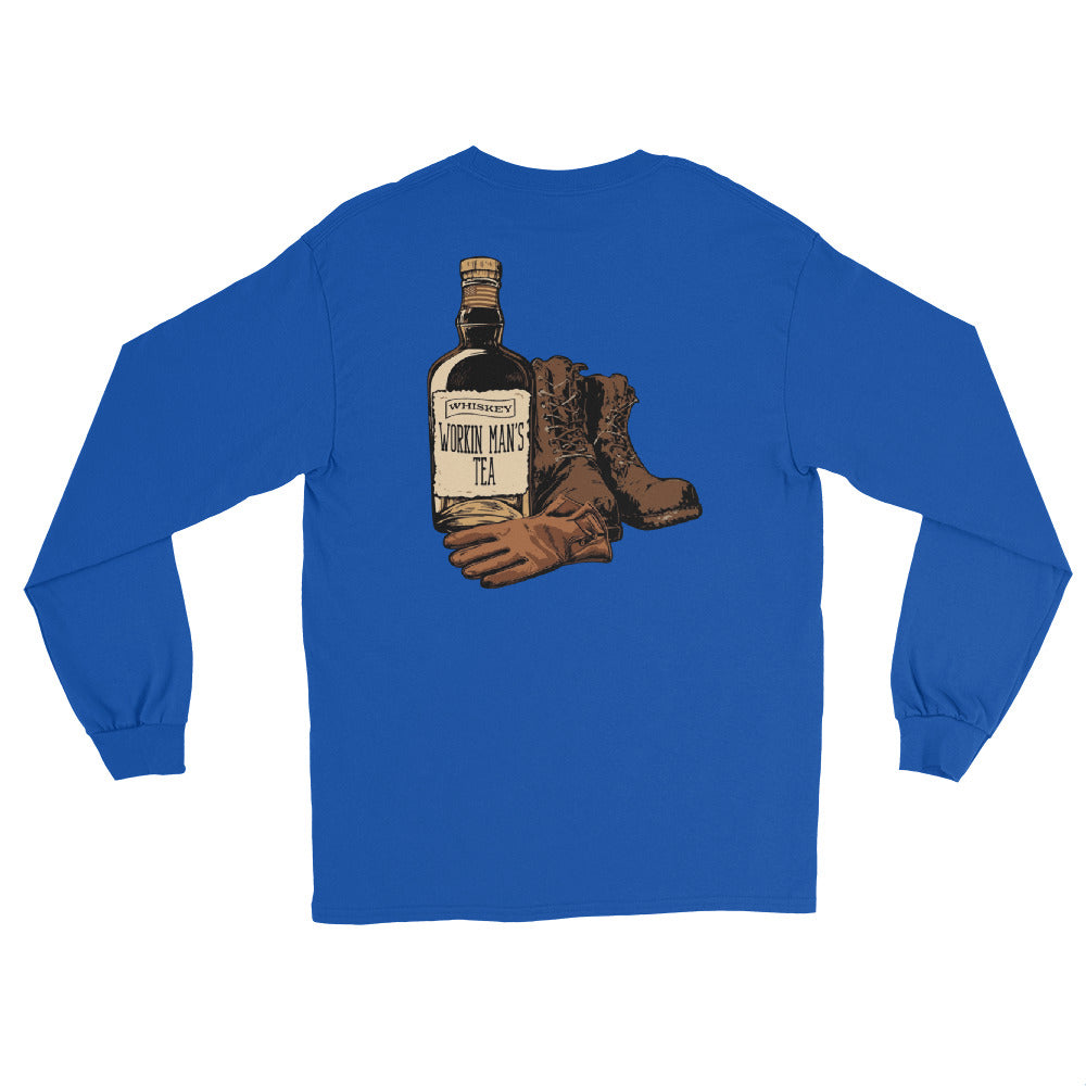 Men’s Workin Whiskey Long Sleeve Shirt