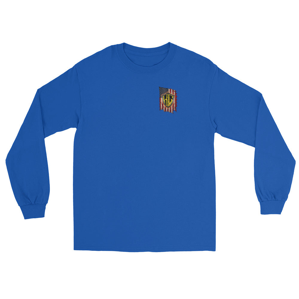 Men’s Silent Killer Orange Long Sleeve Shirt