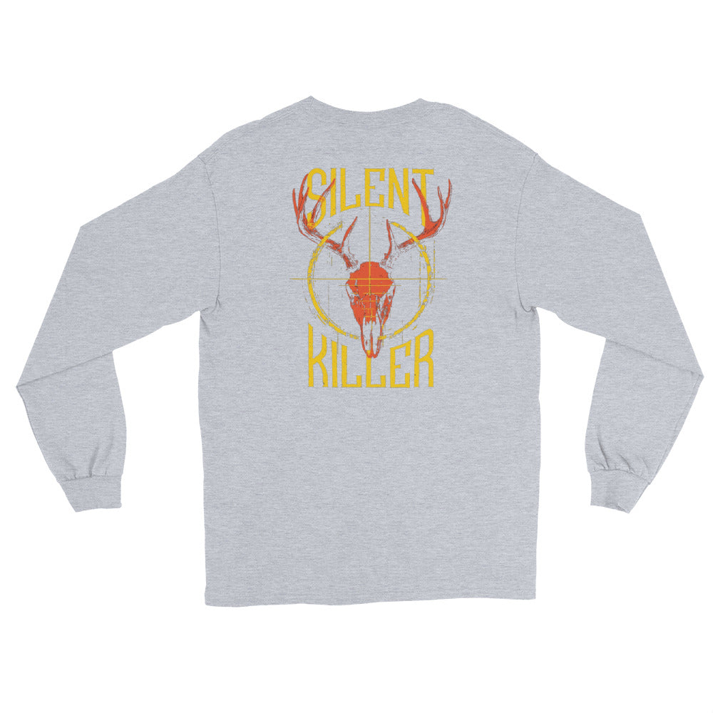 Men’s Silent Killer Orange Long Sleeve Shirt