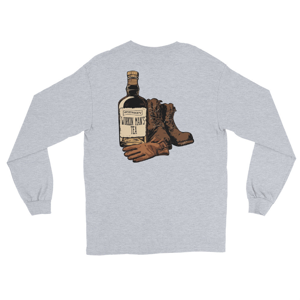 Men’s Workin Whiskey Long Sleeve Shirt