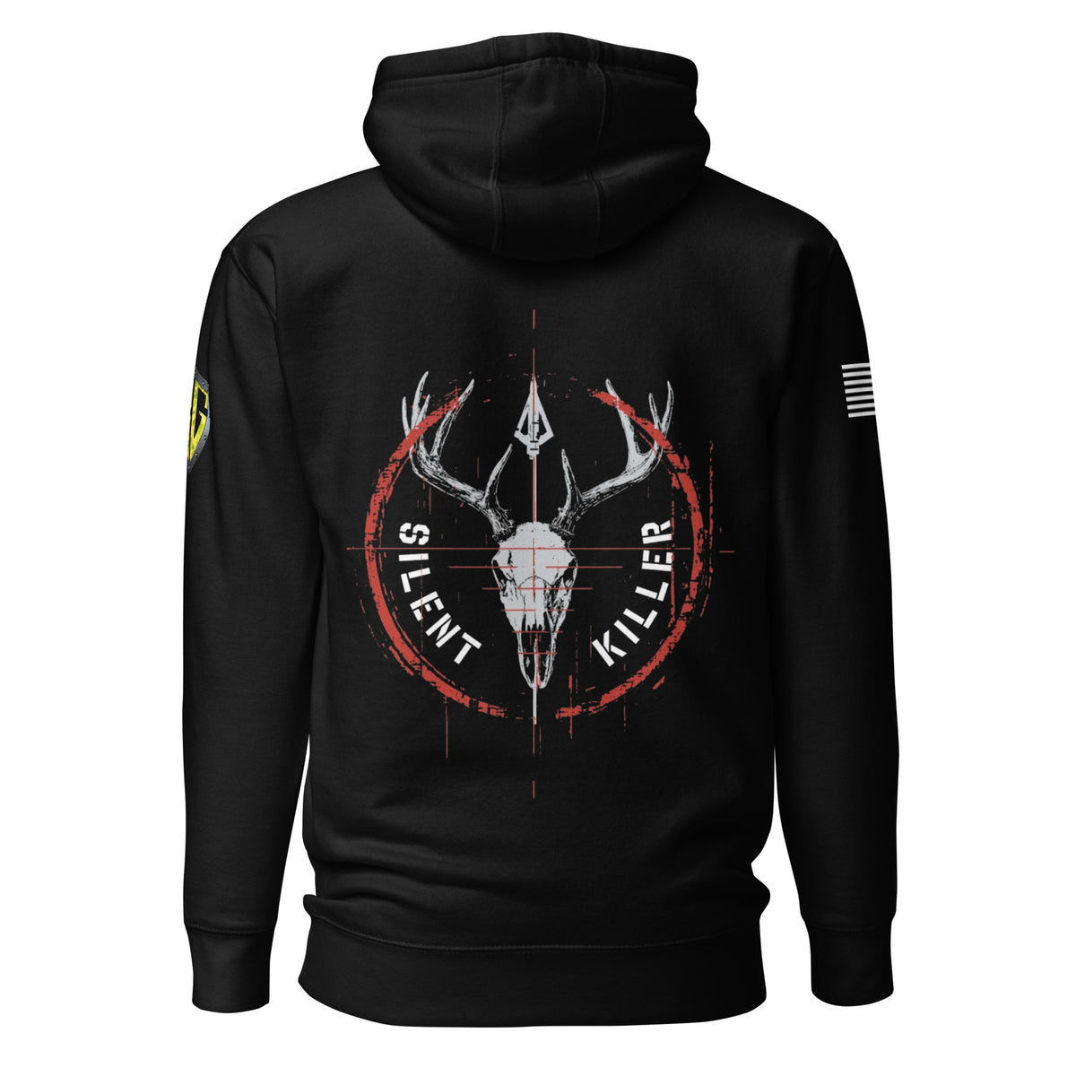 Men's Silent Killer Red Hoodie