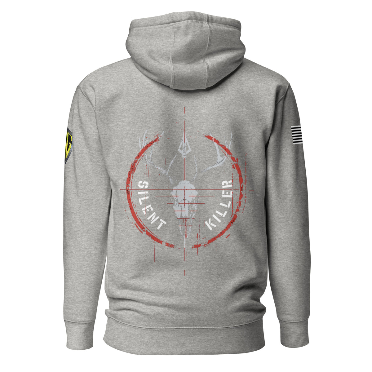 Men's Silent Killer Red Hoodie
