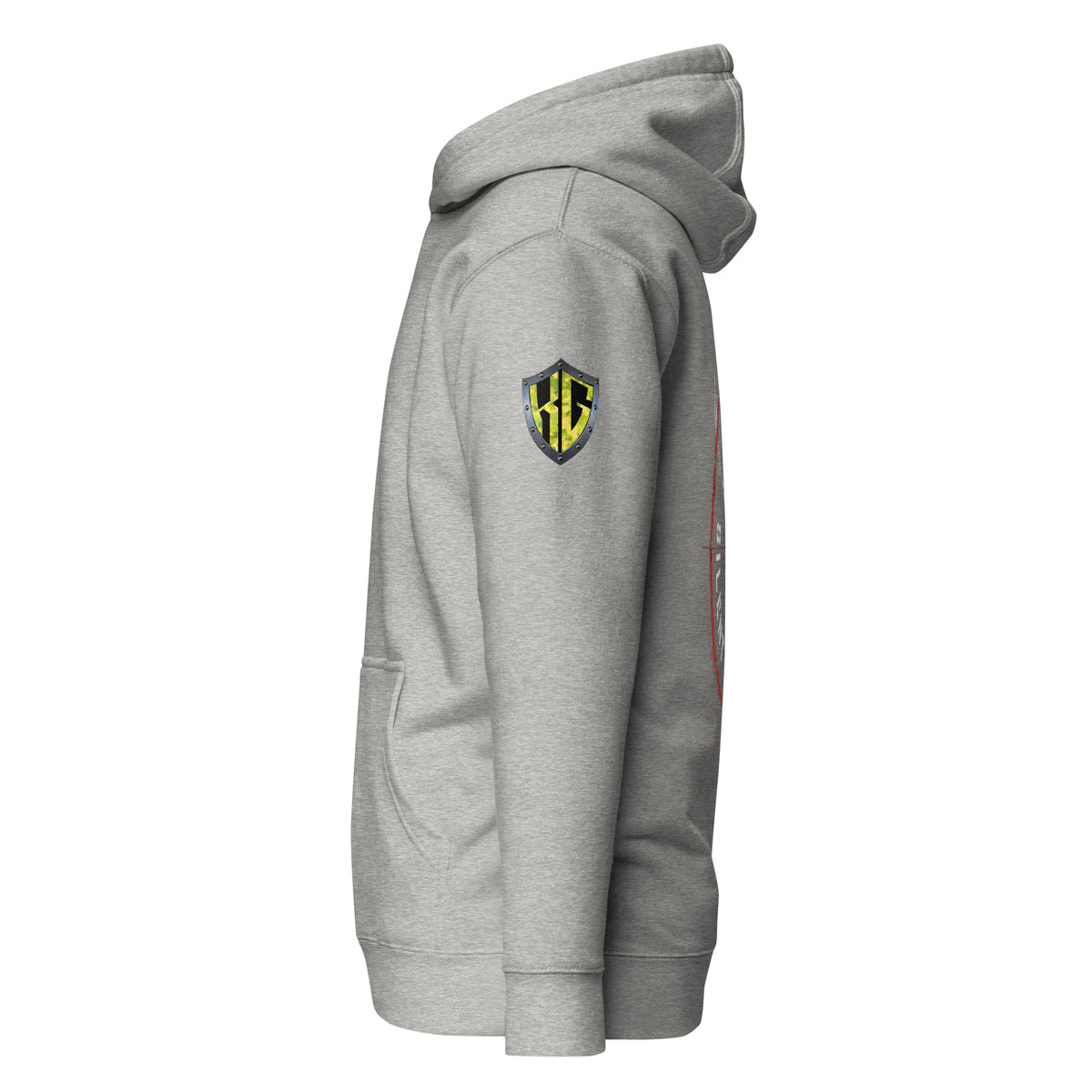 Men's Silent Killer Red Hoodie