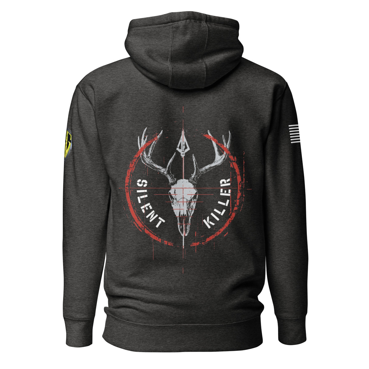 Men's Silent Killer Red Hoodie