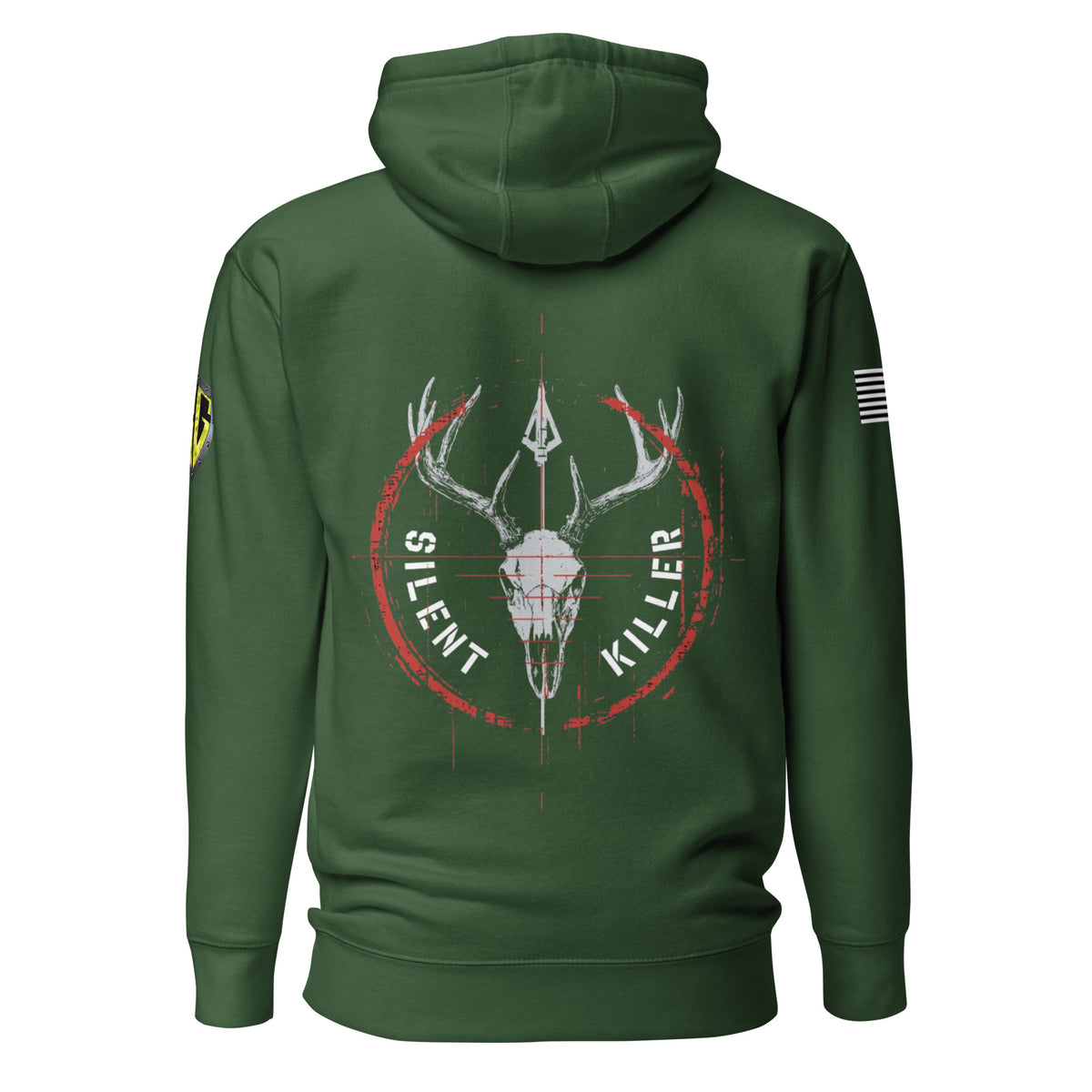 Men's Silent Killer Red Hoodie
