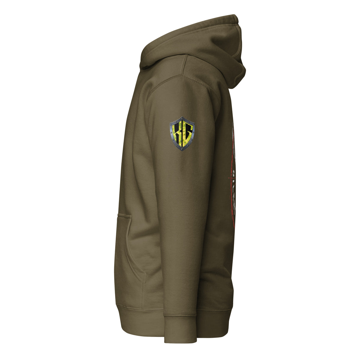 Men's Silent Killer Red Hoodie