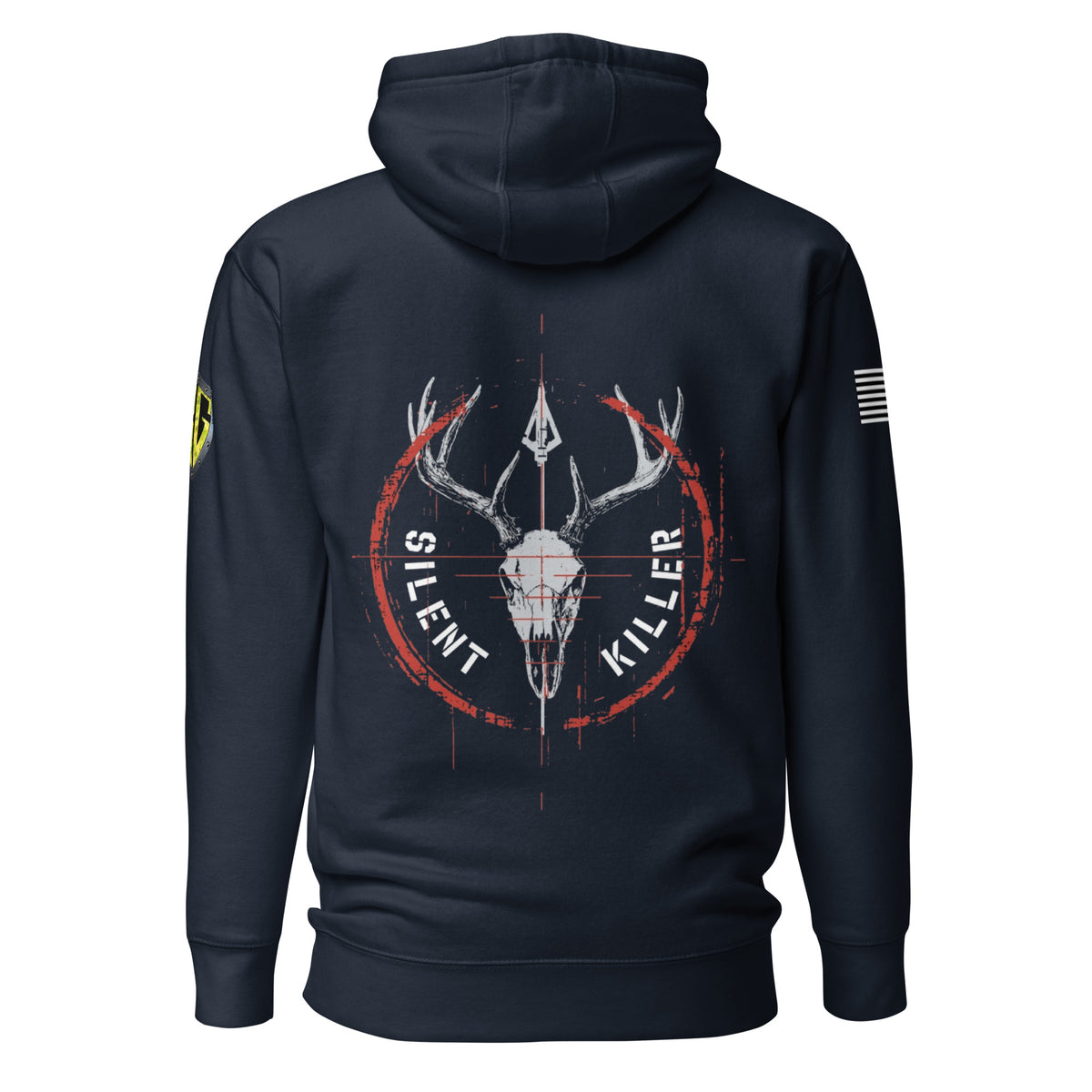 Men's Silent Killer Red Hoodie
