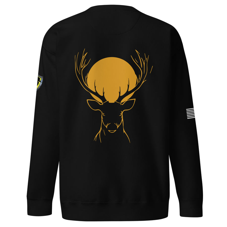 Men's Sunset Buck Premium Sweatshirt