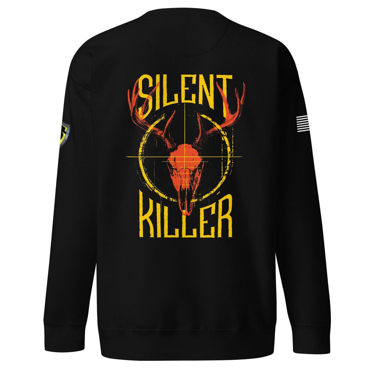 Men's Silent Killer Orange Premium Sweatshirt