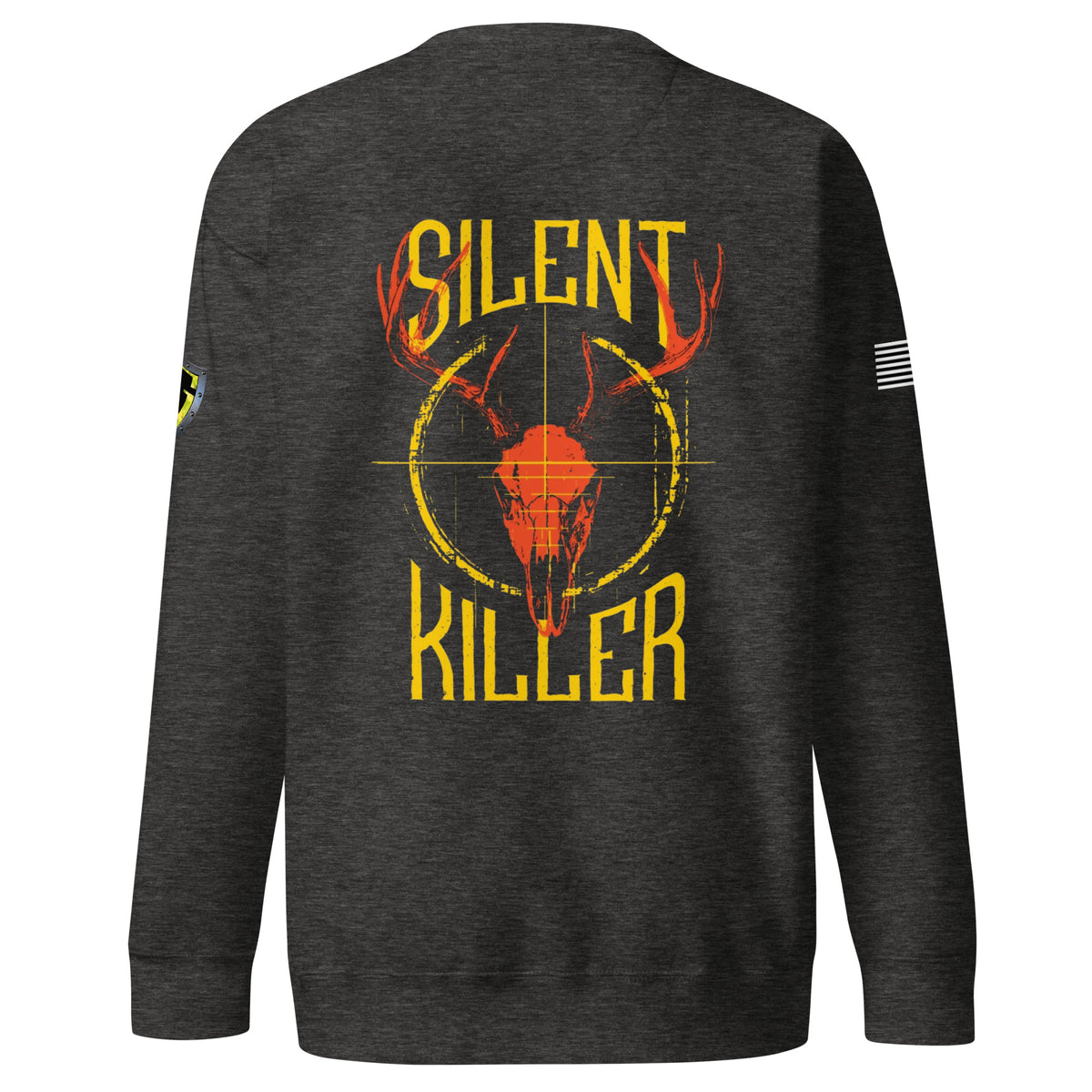 Men's Silent Killer Orange Premium Sweatshirt