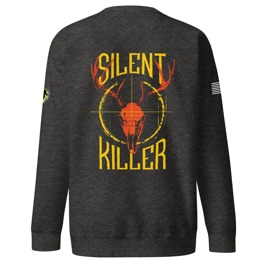 Men's Silent Killer Orange Premium Sweatshirt