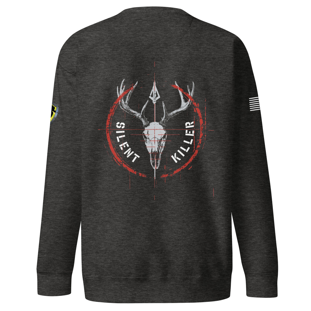 Men's Silent Killer Red Premium Sweatshirt