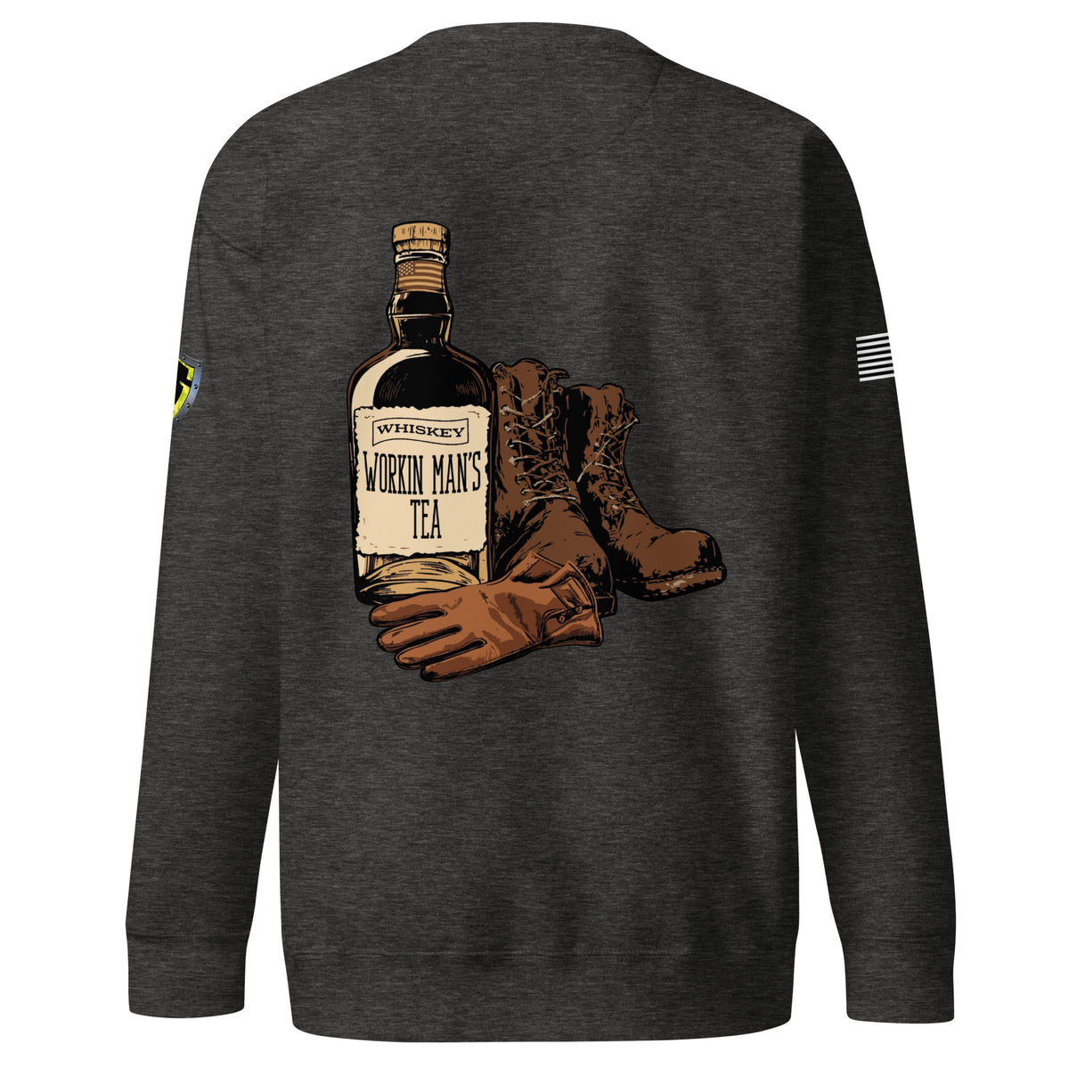 Men's Workin Whiskey Premium Sweatshirt