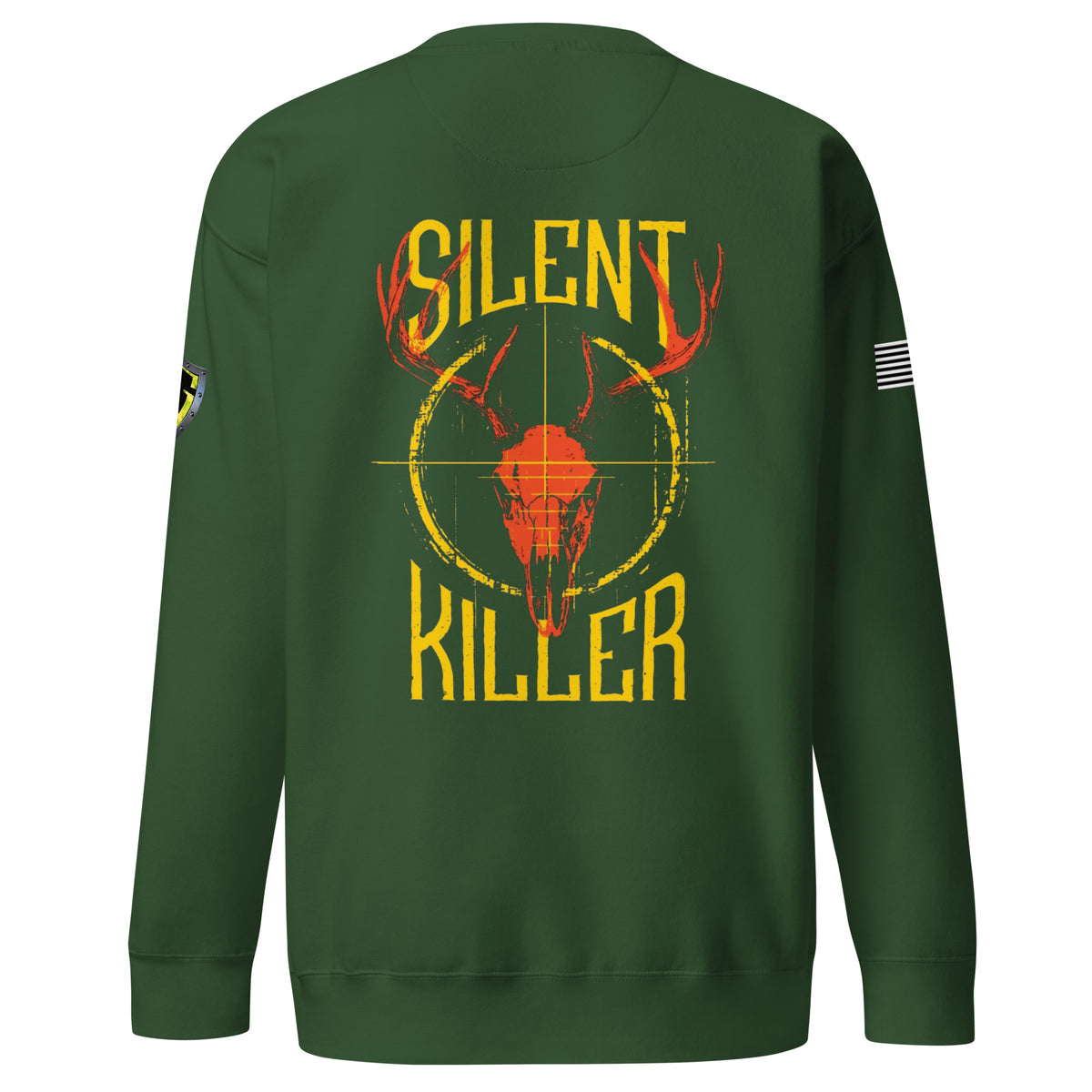 Men's Silent Killer Orange Premium Sweatshirt