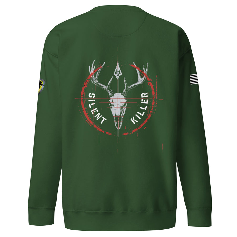 Men's Silent Killer Red Premium Sweatshirt